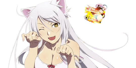Black Hanekawa Render 2 - Anime - PNG Image (Without background)